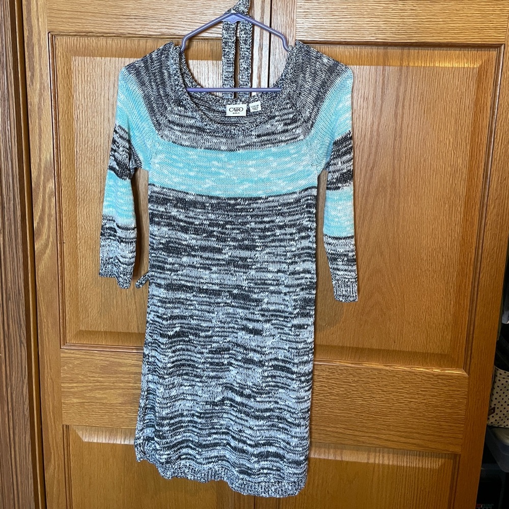 Cato girls sweater dress. Large 14/16